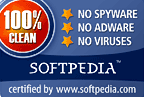 Certified 100% clean at Softpedia